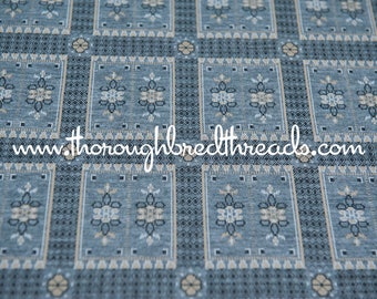Gray Blooms- Vintage Fabric New Old Stock Poly Knit