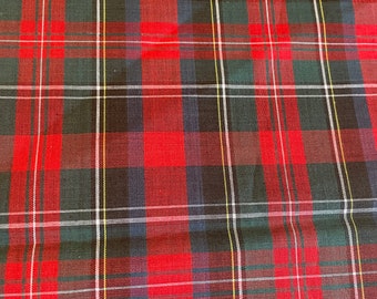 Mad About Plaid - Tela vintage Multicolor A cuadros Clásico Rojo Vacaciones