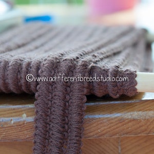 Fun Woven Brown - 2.5 yards Vintage Trim New Old Stock 60s 70s Edging Fringe
