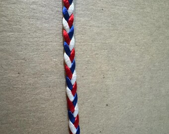 Vintage Red White Blue Braid – Sewing Upholstery Fabric (3 Yards) Gimp