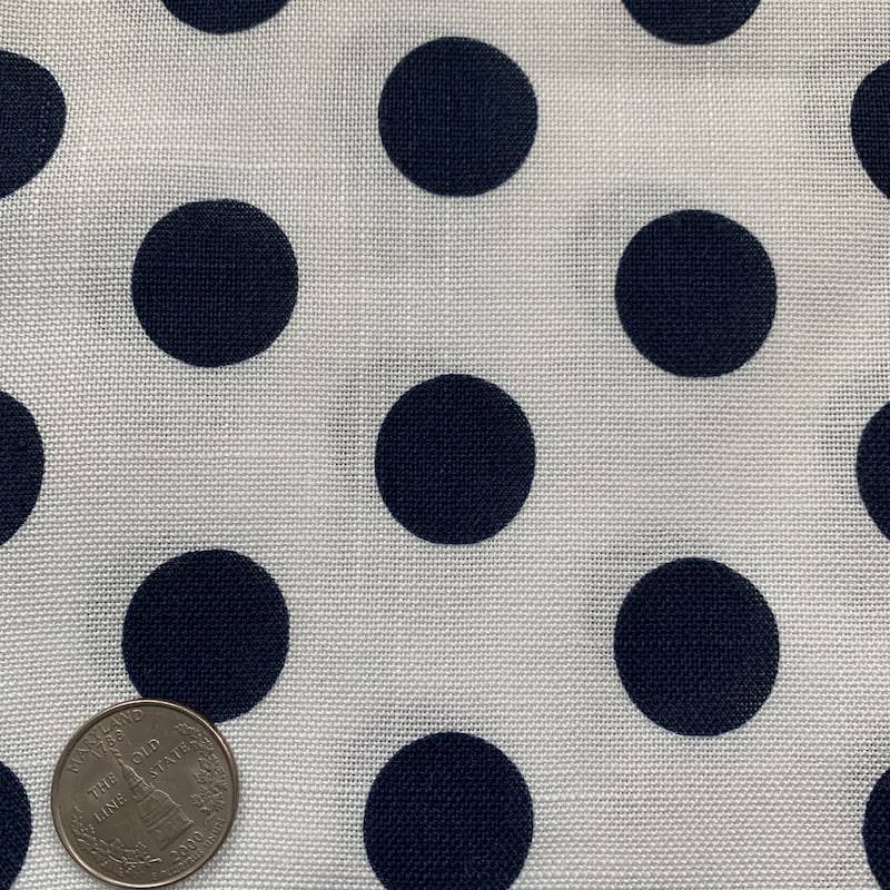 Vintage Navy Blue White Polka dot Pattern Print Throw Blanket