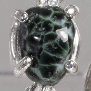 Michigan Greenstone, Isle Royale Greenstone, Michigan State Gemstone, Chlorastrolite, Sterling Pend & Chain -Free Gift Box,Wrap,Tag,Shipping
