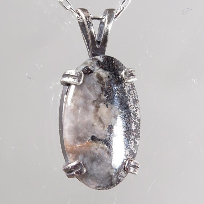 Native Silver from Ontario Canada 8.58 carats  Sterling Pendant and Chain  Free Shipping and gift box