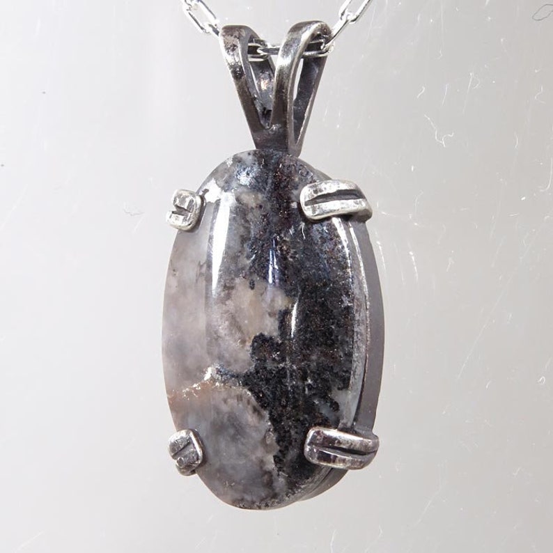 Native Silver from Ontario Canada 8.58 carats Sterling Pendant and Chain Free Shipping and gift box