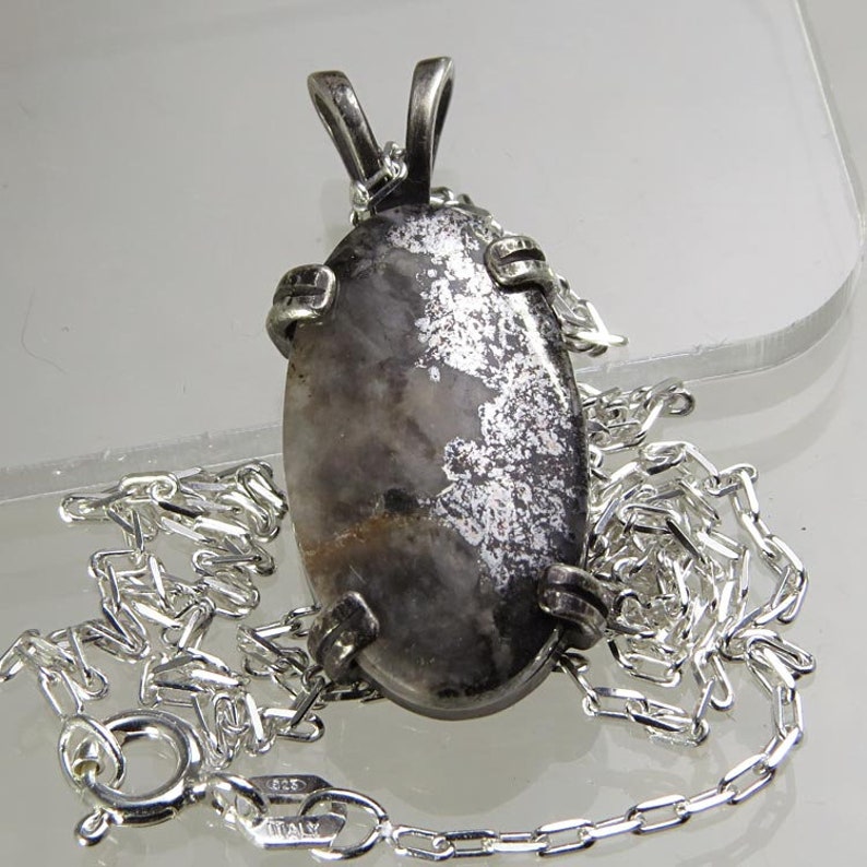 Native Silver from Ontario Canada 8.58 carats Sterling Pendant and Chain Free Shipping and gift box
