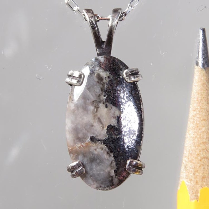 Native Silver from Ontario Canada 8.58 carats Sterling Pendant and Chain Free Shipping and gift box