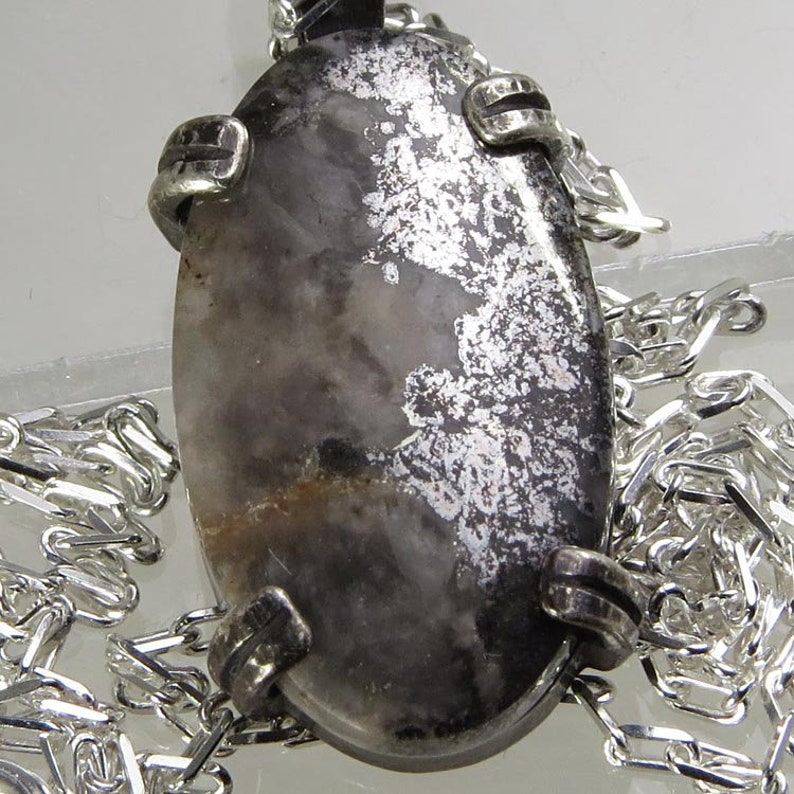 Native Silver from Ontario Canada 8.58 carats  Sterling Pendant and Chain  Free Shipping and gift box