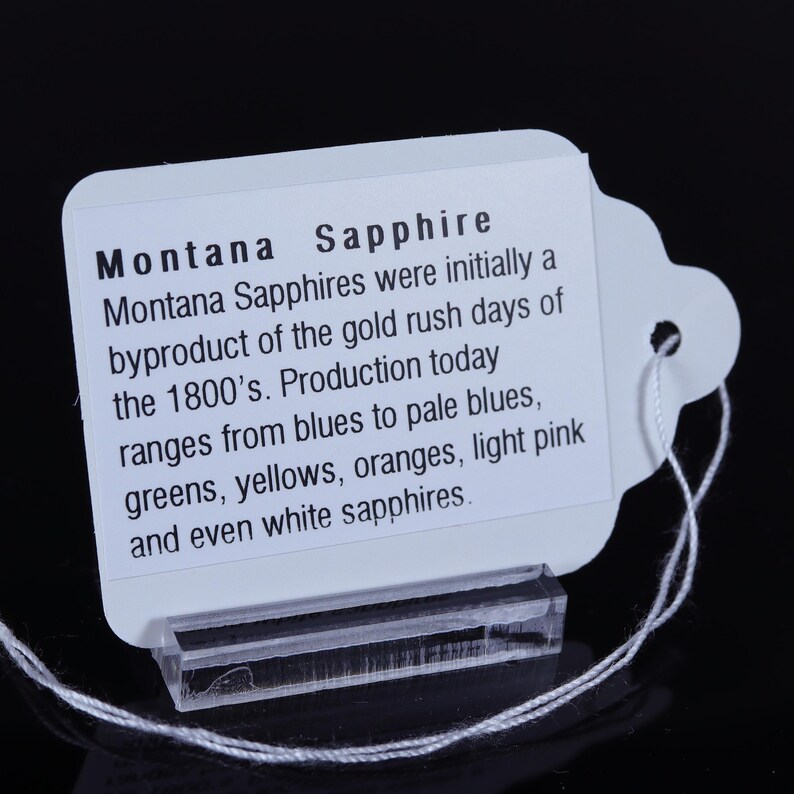 Raw Uncut Gemstone Crystals Montana Sapphires Sterling Earrings Free Gift Box Gift Tag and Free Shipping