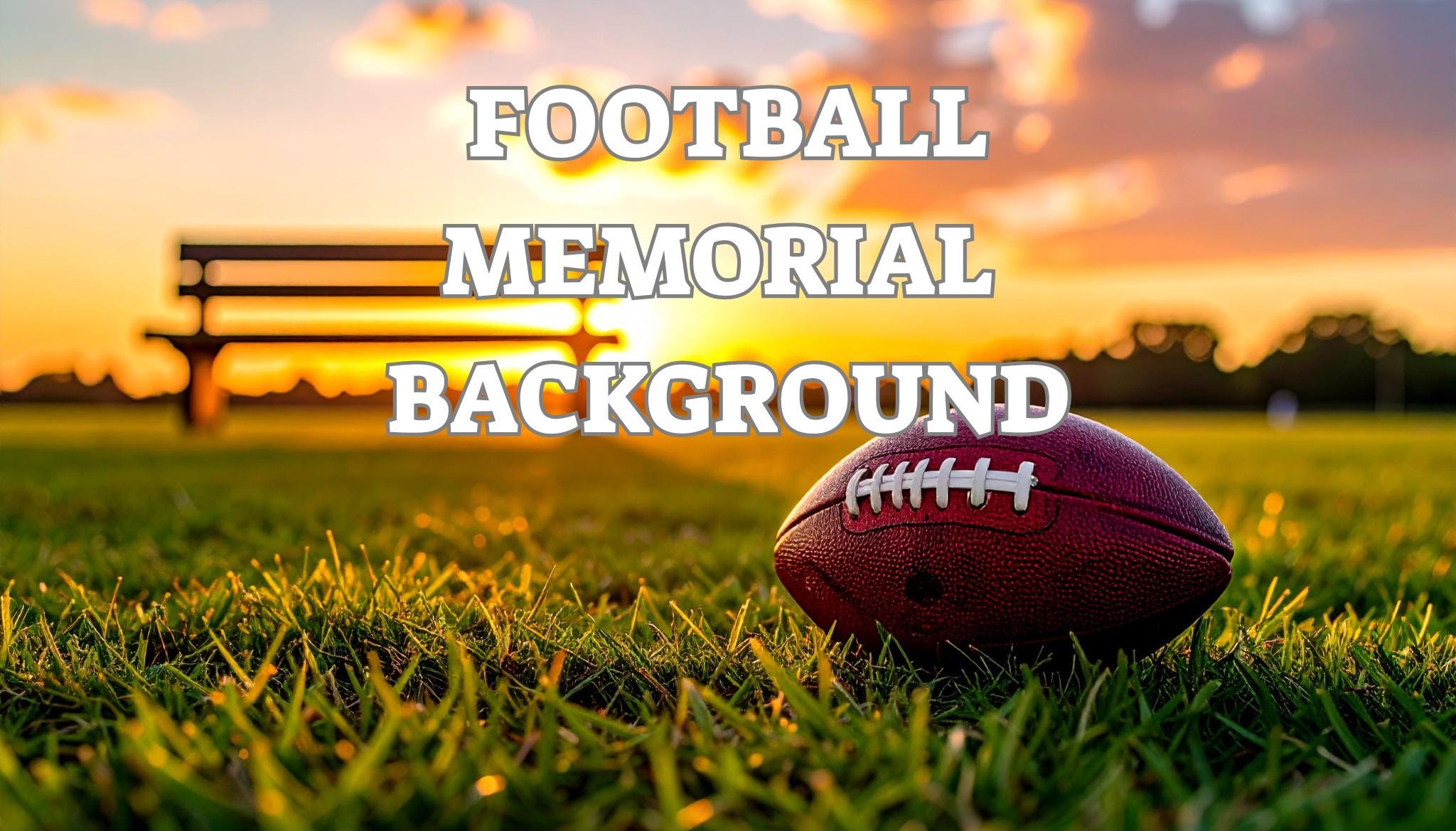 Football Memorial Background: RIP Tribute Clipart (PNG) - Etsy
