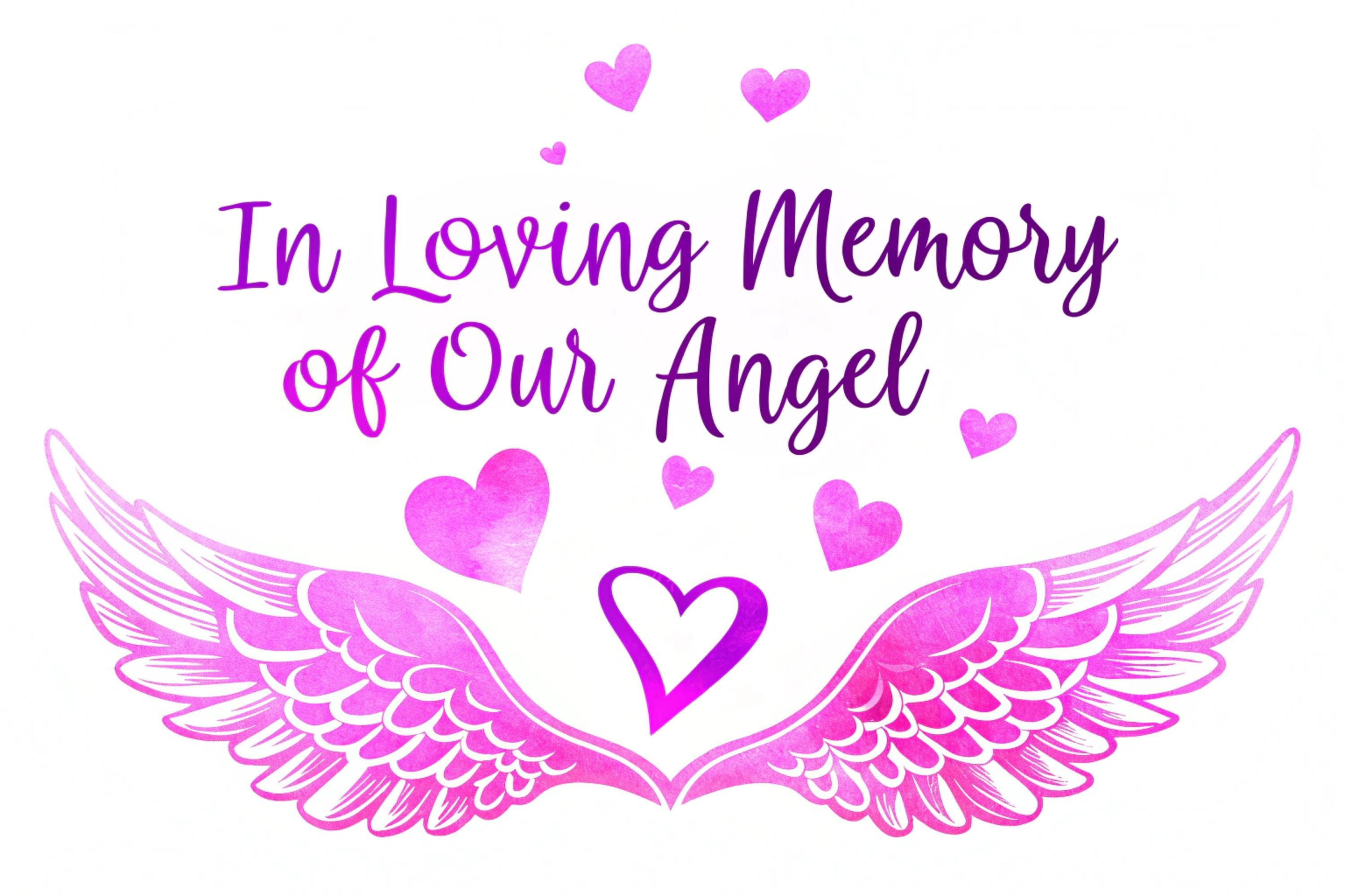 Forever In Our Hearts Backdrop | Blue Memorial Background | Stairs to Heaven | PNG Download | Memorial Design | Bereavement