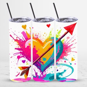Valentines Day Tumbler Wrap Bundle, 20 Valentines Sublimation Designs, Valentine Tumbler PNG, Valentine Sublimation, Valentines Tumbler Wrap