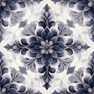 Dusty black Chinoiserie Floral Seamless Patterns-Vintage Floral Patterns-Chinoiserie Digital Papers-Vintage Clipart-Vintage Seamless