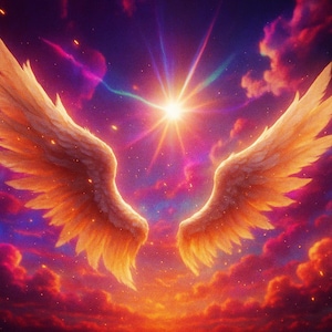 5 PNG conmemorativos RIP • Paquete de fondos de escalera al cielo "Descansa en paz" • Sublimación para funerales/homenajes • Descarga digital de alas de ángel