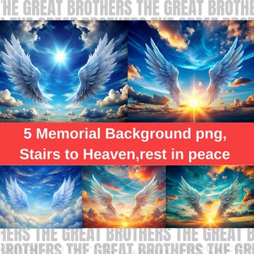 rest in peace png,  5 Memorial Background , Stairs to Heaven, Rest in Peace, ,rip background,