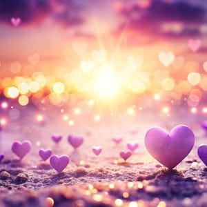 Memorial Image with Heart Clouds And Angel Wings, Ray Of Light, In Loving Memory, Heaven Background, Never Forgotten, Digital Download
