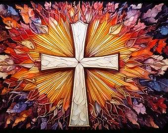 4  stained jesus background