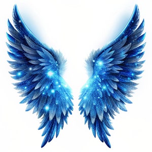 8 Angel Wings transpernt Clipart, Halo clipart, Heaven Clipart bundel, White wings PNG, Fairy Wings, in loving memory, Sublimation,
