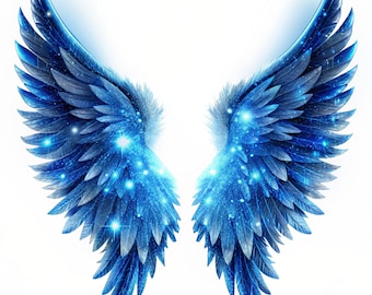8 Angel Wings transpernt Clipart, Halo clipart, Heaven Clipart bundel, White wings PNG, Fairy Wings, in loving memory, Sublimation,