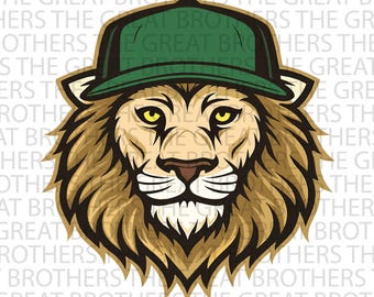 2 archivos svg y png de león listos para diseñar, clipart de león, png de león, svg de león, Detroit Png, PNG de fútbol, ropa de fanático de deportes vintage, león de dibujos animados