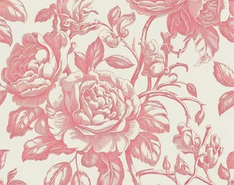 Dusty Rose Chinoiserie Floral Seamless Patterns-Vintage Floral Patterns-Chinoiserie Digital Papers-Vintage Clipart-Vintage Seamless Patterns