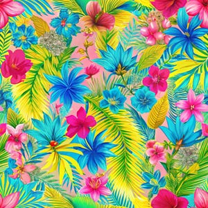 shabi chic Abstract Painterly Pattern, Painterly Digital Background Pattern, Seamless Neon Abstract Paint Strokes Digital Sublimation