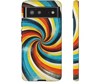 Google Pixel Phone Case retro Cell Phone Case For Pixel 5, Pixel 6, Pixel 7, Pixel 8, Tough Case | More Models and iphone ans sumsung