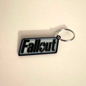Modern Fallout Keychain