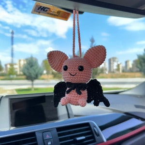 Halloween Crochet Pattern, Car Hanging Bat Crochet Pattern, Crochet Hanging Bat for Car, Hanging Halloween Pattern, Halloween Car Decor