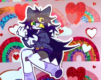 Tangy glossy sticker