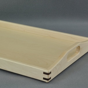 Serving Tray / Ottoman Tray- Maple 14&quot; x 20&quot; by Tyler Morris Woodworking