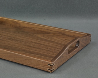 Serving Tray / Ottoman Tray - Walnut by Tyler Morris Woodworking