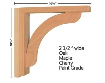 Corbel - Concave 10 for Countertops and Shelves by Tyler Morris Woodworking