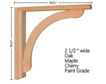 Corbel - Concave 14 for Countertops and Shelves by Tyler Morris Woodworking