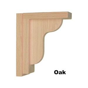 Corbel Ogee 6 for Countertops and Shelves by Tyler Morris Woodworking Oak