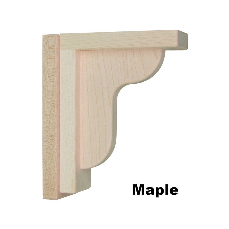 Corbel Ogee 6 for Countertops and Shelves by Tyler Morris Woodworking Maple