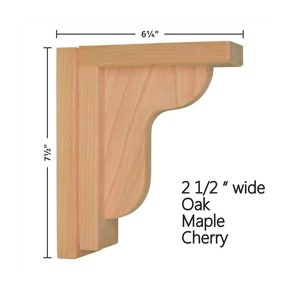 Corbel Ogee 6 for Countertops and Shelves by Tyler Morris Woodworking image 1