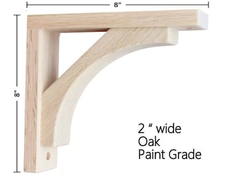 Corbel - Craftsman 8 for Pre-Installed Countertops by Tyler Morris Woodworking