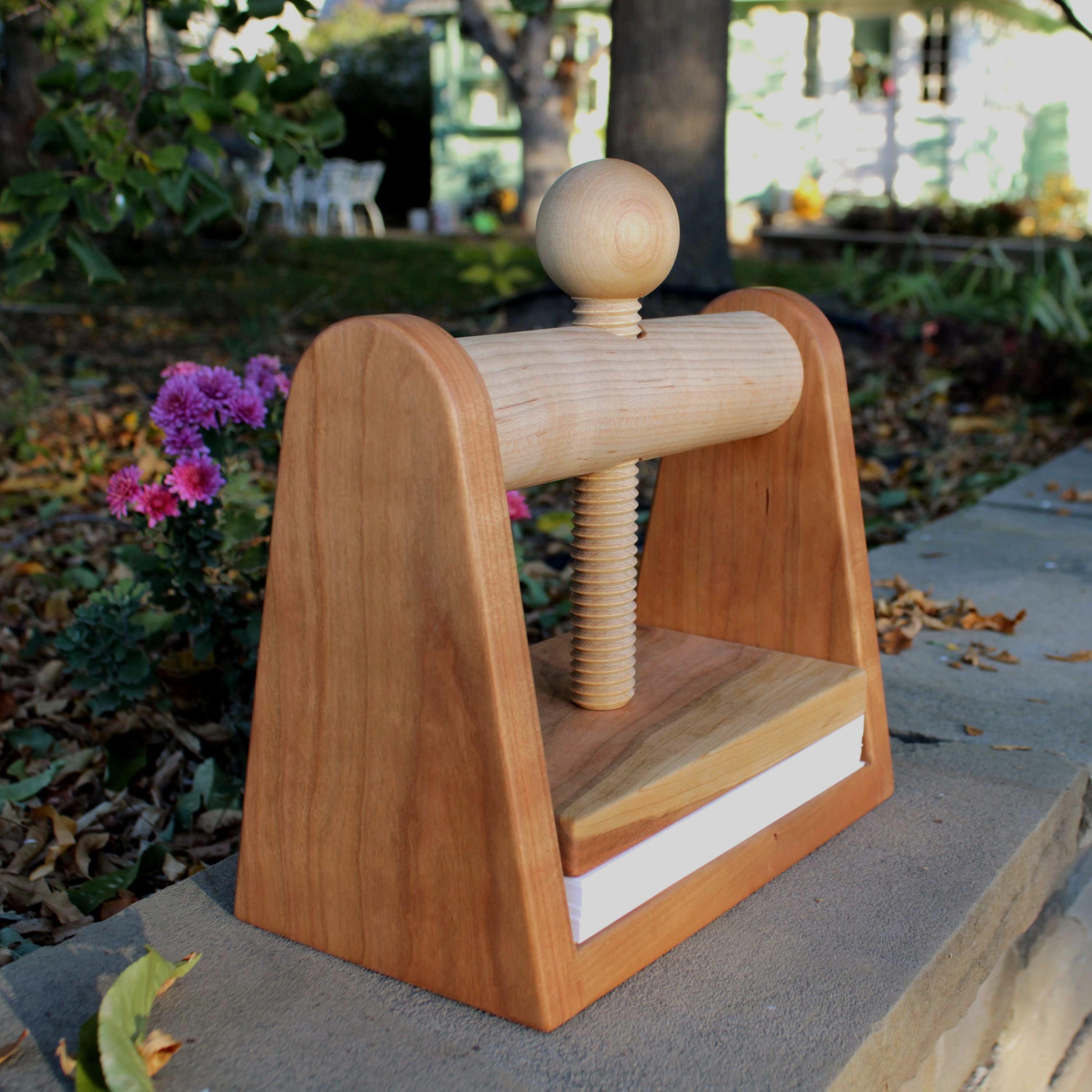 Leaf and Flower Press by Tyler Morris Woodworking - Etsy