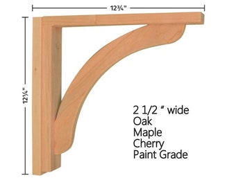 Corbel - Concave 12 for Countertops and Shelves by Tyler Morris Woodworking