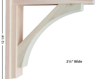 Corbel - Craftsman 12 for Countertops and Shelves by Tyler Morris Woodworking