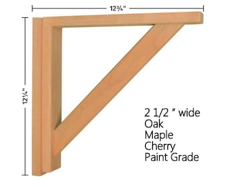 Corbels - Straight 12 for Countertops and Shelves by Tyler Morris Woodworking