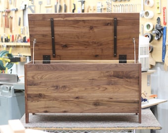 Blanket Chest - Black walnut- Tyler Morris Woodworking