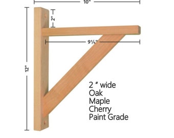 Shelf Bracket - Straight 10 by Tyler Morris Woodworking
