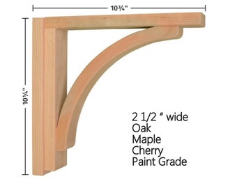 Corbel - Cove 10 for Countertops and Shelves by Tyler Morris Woodworking