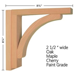 Corbel - Cove 8 for Countertops and Shelves by Tyler Morris Woodworking