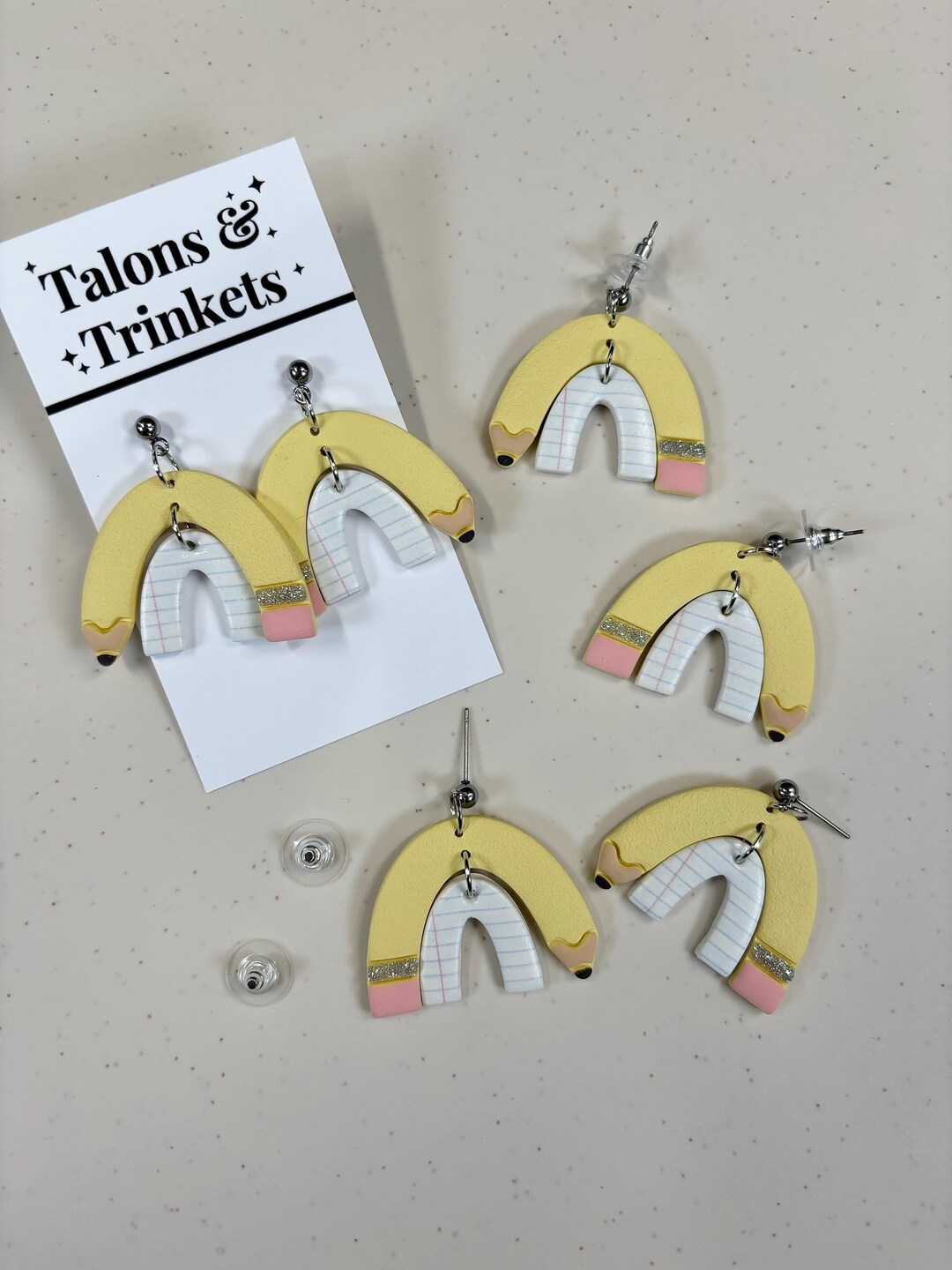Funny Teacher Student Dangle Earrings - Colorful Tassel Back-to-School Jewelry For Women, Teacher Appreciation Gift - View #7