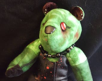 Zombie Goth Bear