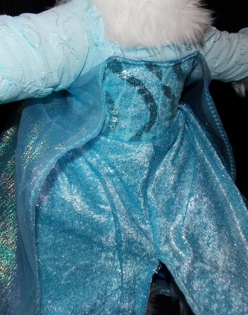 Frozen Elsa Handmade Teddy Bear OOAK Etsy