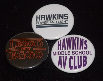 Stranger Things Pin Set of 3