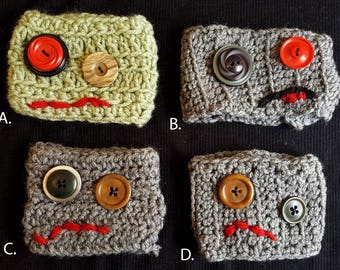 Crochet Skull Cup Warmer CHOOSE ONE